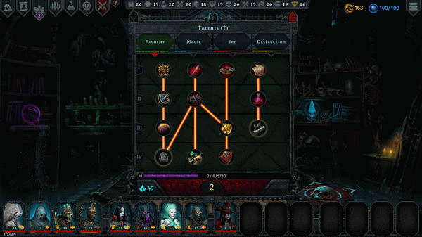 Игра Iratus: Lord of the Dead, скриншот
