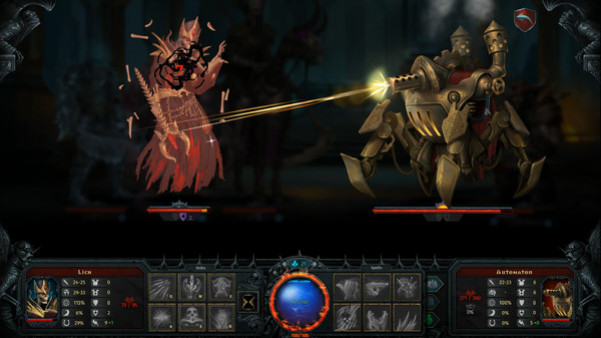 Игра Iratus: Wrath of the Necromancer, скриншот