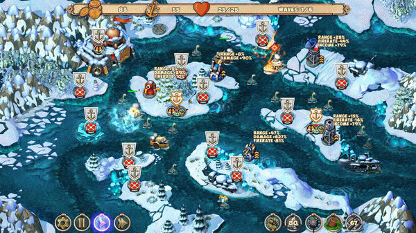 Игра Iron Sea Defenders, скриншот