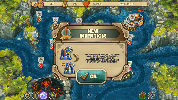 Игра Iron Sea Defenders, скриншот