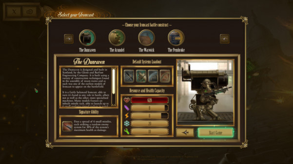 Игра Ironcast, скриншот