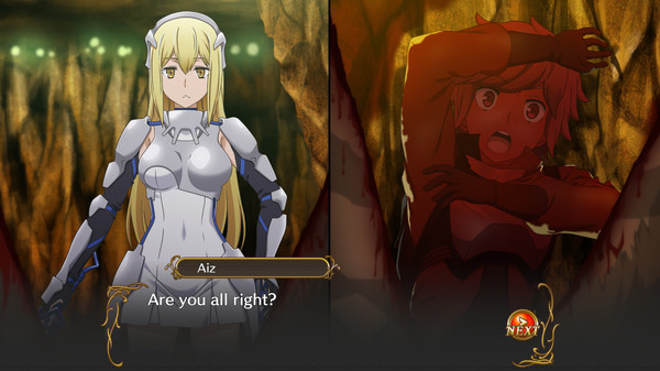 Игра Is It Wrong to Try to Pick Up Girls in a Dungeon? Infinite Combate, скриншот