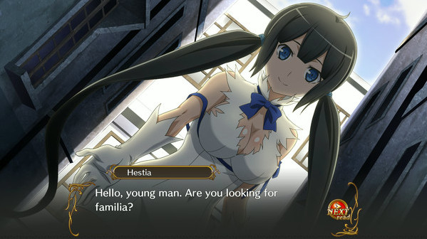 Игра Is It Wrong to Try to Pick Up Girls in a Dungeon? Infinite Combate, скриншот