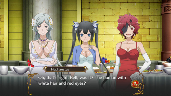 Игра Is It Wrong to Try to Pick Up Girls in a Dungeon? Infinite Combate, скриншот