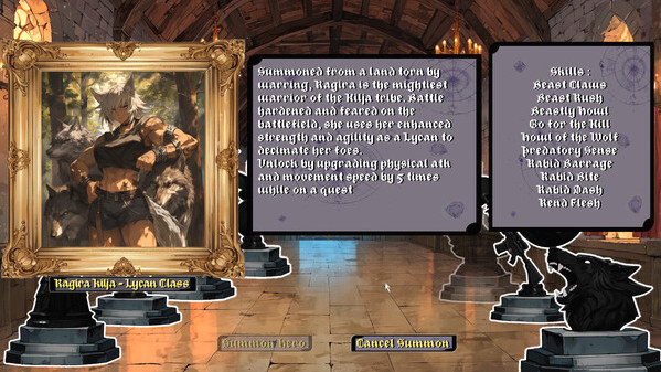 Игра Isekai Survivors, скриншот