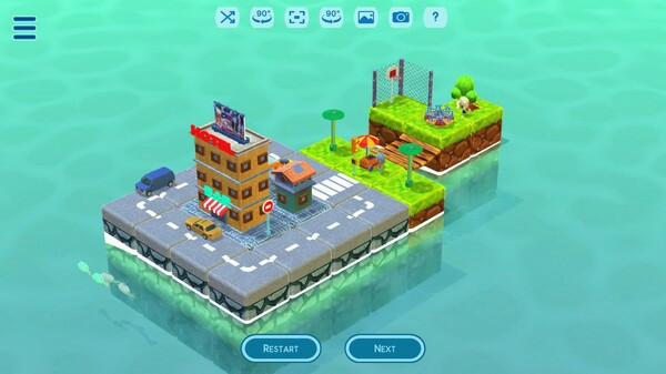 Игра Island Cities - Jigsaw Puzzle, скриншот