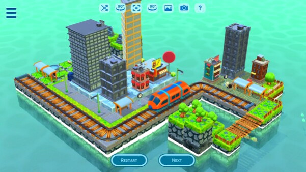 Игра Island Cities - Jigsaw Puzzle, скриншот