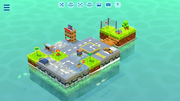 Игра Island Cities - Jigsaw Puzzle, скриншот