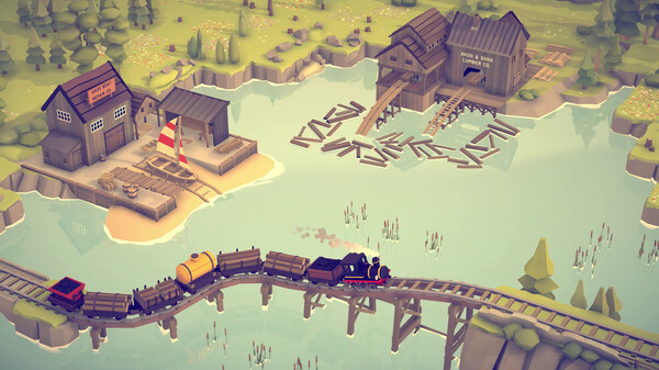Игра Islands & Trains, скриншот