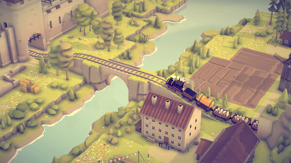 Игра Islands & Trains, скриншот