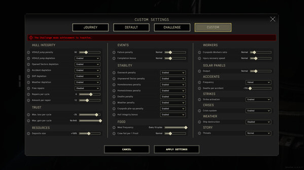 Игра IXION, скриншот