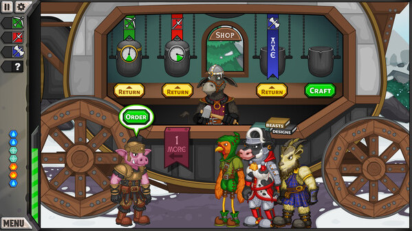 Игра Jacksmith: Weapons and Warriors, скриншот