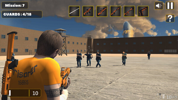Игра Jailbreak Assault, скриншот