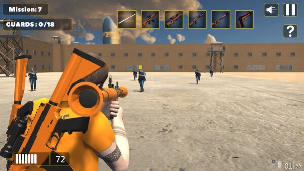 Игра Jailbreak Assault, скриншот