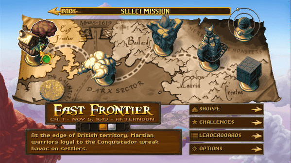 Игра Jamestown+, скриншот