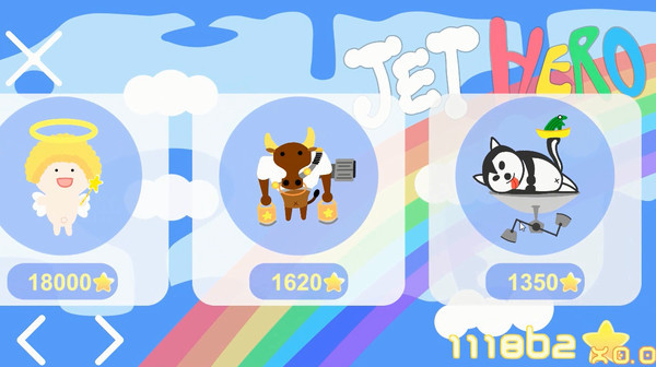 Игра JET HERO, скриншот