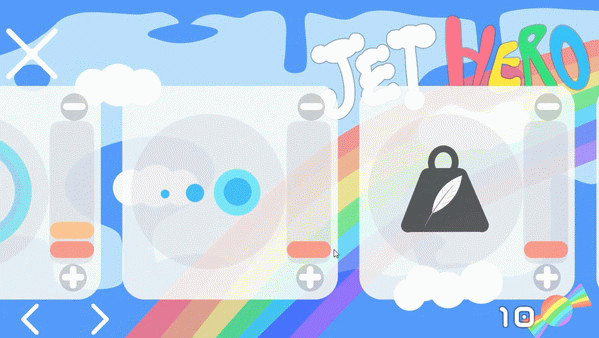 Игра JET HERO, скриншот
