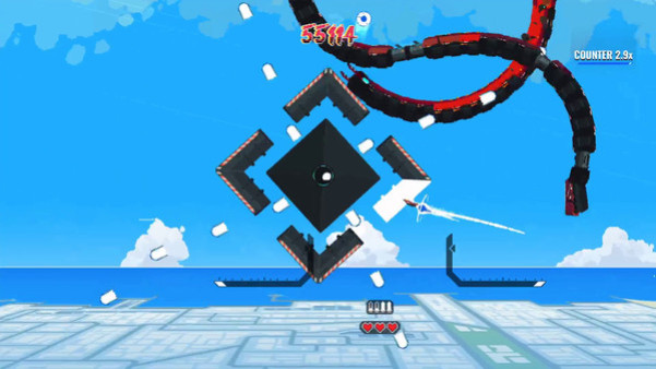 Игра Jet Lancer, скриншот