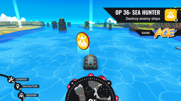 Игра Jet Lancer, скриншот