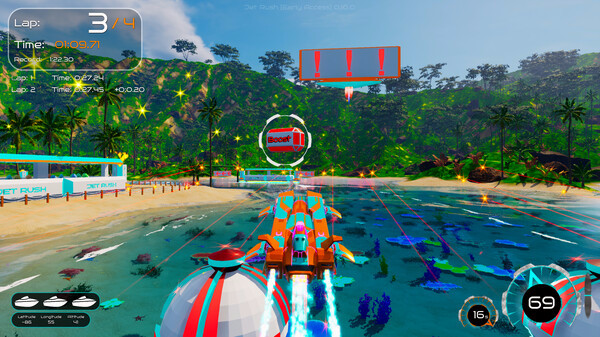 Игра Jet Rush, скриншот