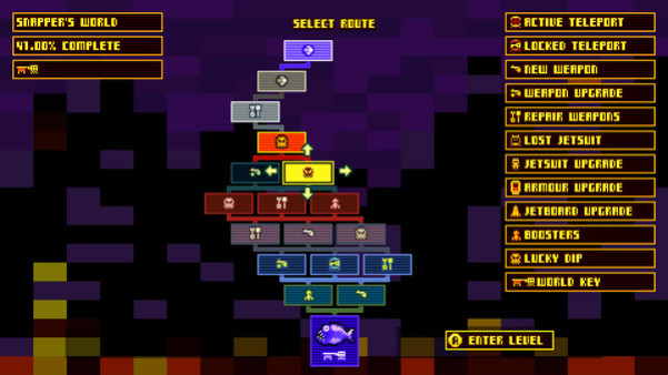 Игра Jetboard Joust, скриншот