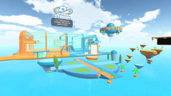Игра Jetpack Stadium, скриншот