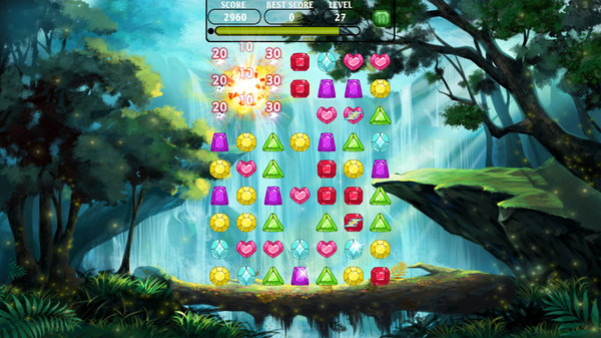 Игра Jewels of the Mysterious Woodland, скриншот