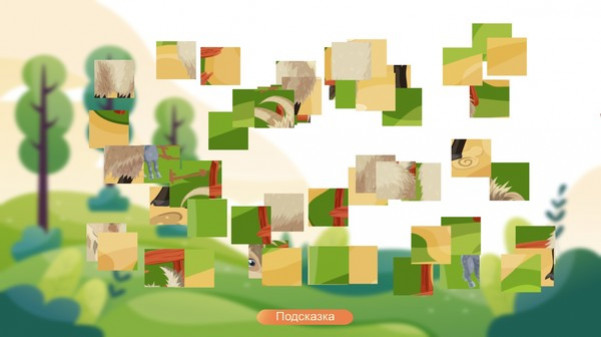 Игра Jigsaw With Animals, скриншот