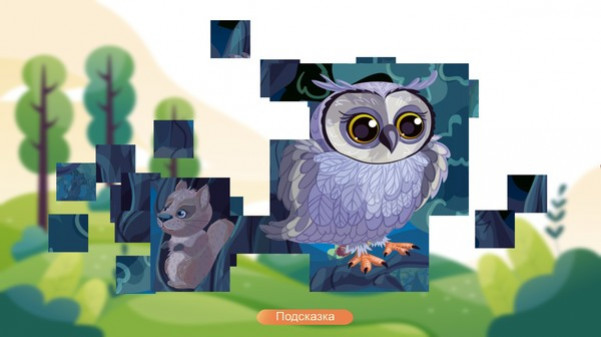 Игра Jigsaw With Animals, скриншот