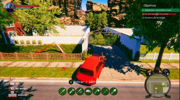 Игра John, The Zombie, скриншот