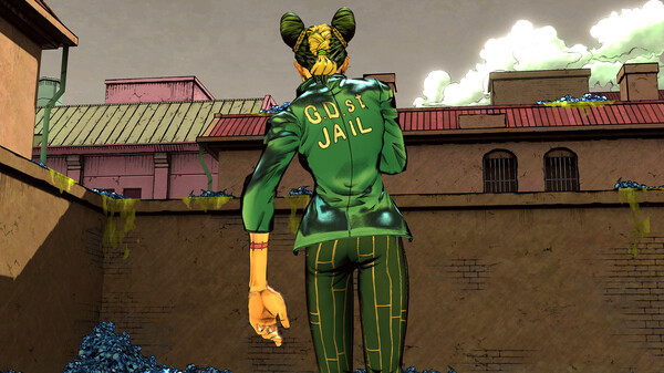 Игра JoJo's Bizarre Adventure: All-Star Battle R Jolyne Cujoh Costume Green Dolphin Street State Prison Jacket, скриншот