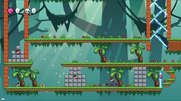 Игра Jorji and Impossible Forest, скриншот