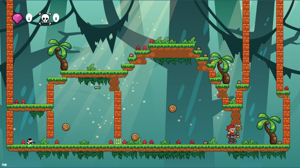 Игра Jorji and Impossible Forest, скриншот