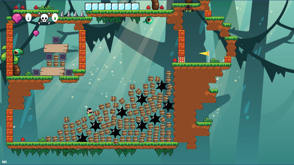Игра Jorji and Impossible Forest, скриншот