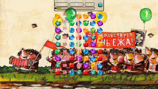 Игра JotMW: Cat and Children Jewel Match, скриншот