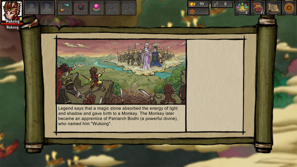 Игра Divinity Chronicles: Journey to the West, скриншот