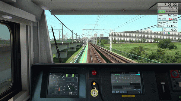 Игра JR EAST Train Simulator: Nambu Line (Kawasaki to Tachikawa) E233-8000 series Nambu Branchi Line (Hamakawasaki to Shitte) 205-1000 series Tsurumi Line (Tsurumi to Ogimachi,Okawa,Umi-Shibaura) 205-1100 series, скриншот