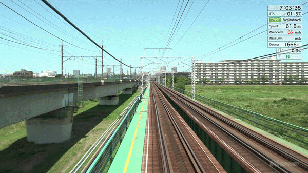 Игра JR EAST Train Simulator: Nambu Line (Kawasaki to Tachikawa) E233-8000 series Nambu Branchi Line (Hamakawasaki to Shitte) 205-1000 series Tsurumi Line (Tsurumi to Ogimachi,Okawa,Umi-Shibaura) 205-1100 series, скриншот