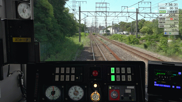 Игра JR EAST Train Simulator: Nambu Line (Kawasaki to Tachikawa) E233-8000 series Nambu Branchi Line (Hamakawasaki to Shitte) 205-1000 series Tsurumi Line (Tsurumi to Ogimachi,Okawa,Umi-Shibaura) 205-1100 series, скриншот