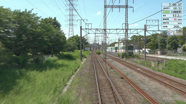 Игра JR EAST Train Simulator: Nambu Line (Kawasaki to Tachikawa) E233-8000 series Nambu Branchi Line (Hamakawasaki to Shitte) 205-1000 series Tsurumi Line (Tsurumi to Ogimachi,Okawa,Umi-Shibaura) 205-1100 series, скриншот