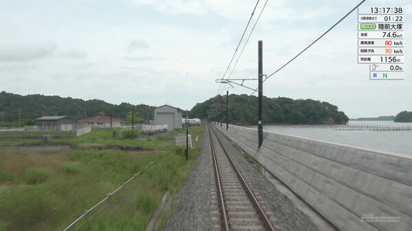 Игра JR EAST Train Simulator: Senseki Line (Aobadori to Ishinomaki) 205-3100 series, скриншот