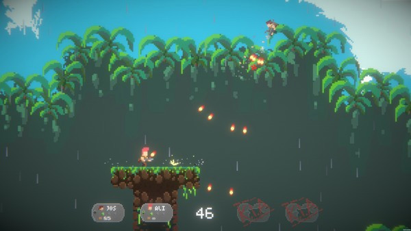 Игра Jump Gunners, скриншот