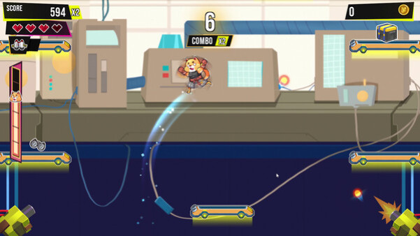 Игра Jump Man, скриншот