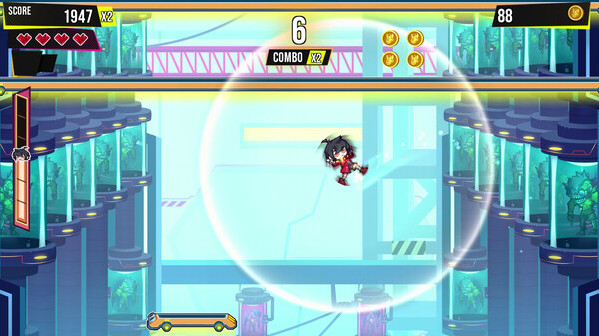 Игра Jump Man, скриншот