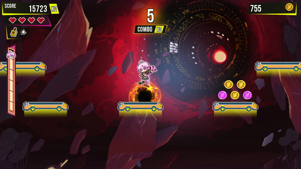 Игра Jump Man, скриншот