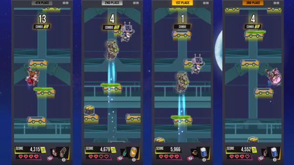 Игра Jump Man, скриншот