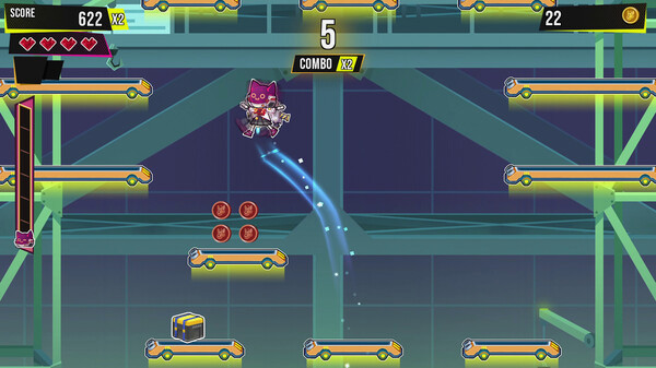 Игра Jump Man, скриншот