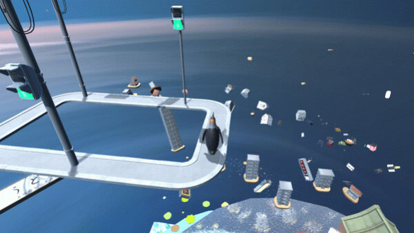 Игра Jump Penguin Final, скриншот
