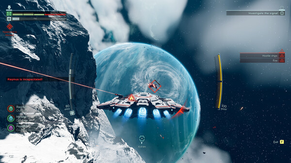 Игра Jump Ship, скриншот