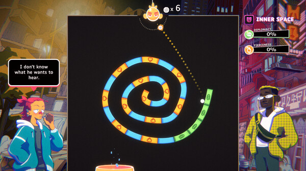 Игра Jump the Track, скриншот